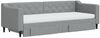 vidaXL Tagesbett Ausziehbar mit Schubladen Hellgrau 80x200 cm Stoff 3197475 Bild 3