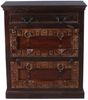 ALMIRAH Schuhschrank Recyceltes Holz Braun Bild 3