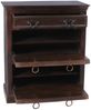 ALMIRAH Schuhschrank Recyceltes Holz Braun Bild 5