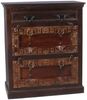 ALMIRAH Schuhschrank Recyceltes Holz Braun Bild 4