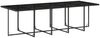 vidaXL 15-tlg. Garten-Essgruppe mit Kissen Schwarz Poly Rattan 3211711 Bild 4