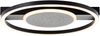 Brilliant LED Deckenleuchte Reno 37 x 37 cm, 2400 lm, 3000 K, Sternenglanz, schwarz Bild 3