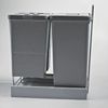 SO-TECH® Mülltrennsystem Abfallsammler Ecofil PF01 34B4 12+12+12L, mit Deckel voll ausziehbar Korpusbreite ab 40 cm Bild 3
