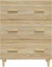 vidaXL Sideboard Sonoma-Eiche 70x34x90 cm Holzwerkstoff 812153 Bild 3