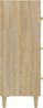 vidaXL Sideboard Sonoma-Eiche 70x34x90 cm Holzwerkstoff 812153 Bild 4