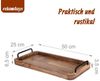 Relaxdays Tablett aus Mangoholz 50x25 cm Bild 4