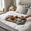 Relaxdays Tablett aus Mangoholz 50x25 cm Bild 3