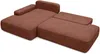Vente-unique - DAVISO Sofa Stoff Rot - B 164 cm x H 87 cm x L 276 cm Bild 4