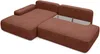 Vente-unique - DAVISO Sofa Stoff Rot - B 164 cm x H 87 cm x L 276 cm Bild 5