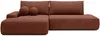 Vente-unique - DAVISO Sofa Stoff Rot - B 164 cm x H 87 cm x L 276 cm Bild 2