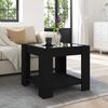 vidaXL LED-Couchtisch Schwarz 53x53x45 cm Holzwerkstoff 847540 Bild 4