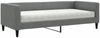 vidaXL Tagesbett mit Matratze Dunkelgrau 90x190 cm Stoff 3196571 Bild 2