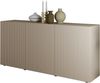 Home affaire Sideboard Rio Breite 181 cm, Kommode mit 3 Türen, Anrichte, geriffelte MDF-Fronten, modern u. elegant, viel Stauraum Bild 4