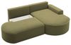 Ecksofa Schlafsofa Sofa GIRONA Stoff Salvador Olivgrün Ottomane Rechts Bild 3