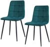 HTI-Living Esszimmerstuhl Stuhl Mesa Velvet Grün (Set, 2 St), Esszimmerstuhl Samt Bild 1