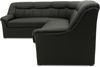 DOMO. collection Ecksofa Berlin FK, Sofa in L-Form mit Federkernpolsterung, Eck-Couch, Polsterecke, Polstergarnitur 250 x 205 x 89 cm (BxTxH), schwarz Bild 4