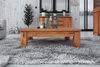 Couchtisch Tinci aus Kernbuche massiv 60x60x40 cm mit Holzbeinen Bild 2