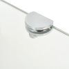 vidaXL Eckregale 2 Stk. mit verchromten Halterungen Glas Transparent [3051592] Bild 5