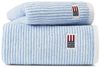 Lexington Handtuch Orignal Weiß Blau gestreift (30x50 cm) 10002063-1600-TW15 Bild 1