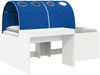 vidaXL Bett mit Tunnel 4 pcs Artisian Eiche und Blau Holzwerkstoff 3423691 Bild 2