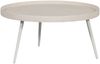 Beistelltisch Bounds aus Metall und Holz, rundes Design, naturfarben, Ø 76 cm, modern Bild 3