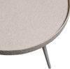 Beistelltisch Bounds aus Metall und Holz, rundes Design, naturfarben, Ø 76 cm, modern Bild 5