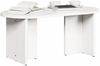 vidaXL Couchtisch Weiß 80 x 39,5 x 35 cm Massivholz Kiefer 873542 Bild 3