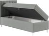 Boxspringbett 'Lenda Junior 1', grün, 80x200 cm, Links Bild 3