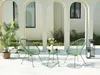 Vente-unique - ALIOS Gartensitzgruppe HarzGlas GrünGrün - B 50 cm x H 50 cm x L 50 cm Bild 2