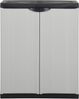 vidaXL Garten-Lagerschrank mit 1 Boden Grau und Schwarz 68x40x85 cm 340981 Bild 2