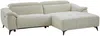 Vente-unique - CLIMOTA Sofa Stoff Weiß - B 176 cm x H 76 cm x L 266 cm Bild 4