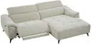 Vente-unique - CLIMOTA Sofa Stoff Weiß - B 176 cm x H 76 cm x L 266 cm Bild 5