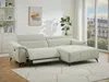 Vente-unique - CLIMOTA Sofa Stoff Weiß - B 176 cm x H 76 cm x L 266 cm Bild 2