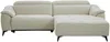 Vente-unique - CLIMOTA Sofa Stoff Weiß - B 176 cm x H 76 cm x L 266 cm Bild 3