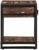 vidaXL Beistelltisch Mehrfarbig 40x40x50 cm Altholz Massiv 4015942 Bild 4