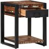 vidaXL Beistelltisch Mehrfarbig 40x40x50 cm Altholz Massiv 4015942 Bild 3