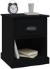 vidaXL Nachttisch Schwarz 39x39x47,5 cm Holzwerkstoff 816130 Bild 4