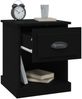 vidaXL Nachttisch Schwarz 39x39x47,5 cm Holzwerkstoff 816130 Bild 5