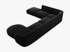 Micadoni Panorama-Ecksofa Miley 6-Sitzer Links Chenille Eden Anthrazit Bild 3