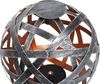 TrendLine LED Solarkugel silber-kupfer 18 cm mit Erdspieß Bild 3