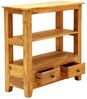 Fernsehtisch oder Konsolentisch Jali 90x90x35 aus indischem Sheesham-Massivholz Bild 4