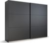 rauch Kleiderschrank; Schwebetürenschrank KRONACH, 2-türig, Graumetallic, 261x210x59xcm Bild 3