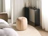 Pouf SELBY Samtstoff Beige Bild 3