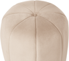 Pouf SELBY Samtstoff Beige Bild 4