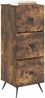 vidaXL Schubladenschrank Geräucherte Eiche 33 x 34,5 x 90 cm 895540 Bild 2