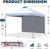 3x3m Pop up Pavillon Faltpavillon Festzelt Partyzelt mit Seitenwand Bild 5