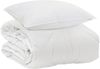 vidaXL Ganzjahresbettdecke mit Kissen 2 pcs Weiß Mikrofaser 3376570 Bild 2