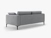 Micadoni Sofa Bemy 3-Sitzer Samt Grau Bild 3