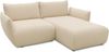 DOMO. collection Ecksofa 800 022, kleines Modulsofa in L-Form mit Taschenfederkern und attraktiver Biese-Naht, Sofa, Polsterecke, Eckcouch 194 x 168 x 79 cm (BxTxH), beige Bild 2