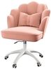 habeig Kinderstuhl Drehstuhl beige oder rosa 78x56 cm gepolstert inkl. Kissen Sessel, 360° drehbar Bild 5